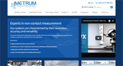 Desktop Screenshot of imetrum.com