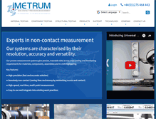 Tablet Screenshot of imetrum.com